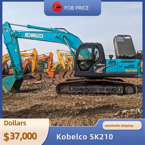 used Kobelco SK210 backhoe excavator for earth-moving for sale in China