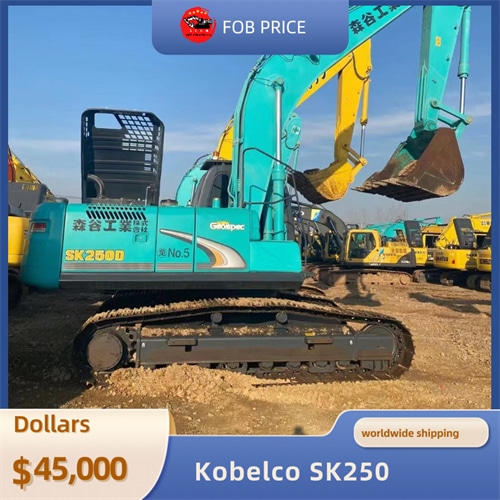 used Kobelco SK250 backhoe excavator for earth-moving for sale in China