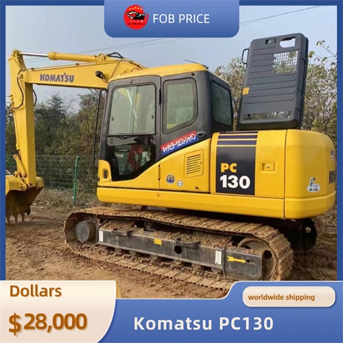 used Komatsu PC130 backhoe excavator for earth-moving for sale in China