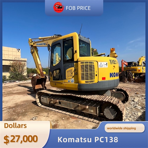 used Komatsu PC138 backhoe excavator for earth-moving for sale in China