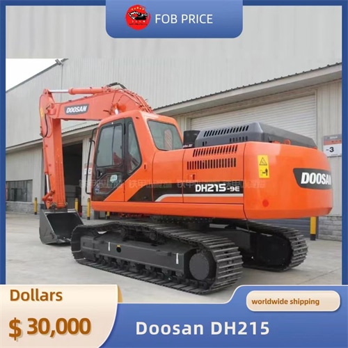 used Doosan DH215 backhoe excavator for earth-moving for sale in China