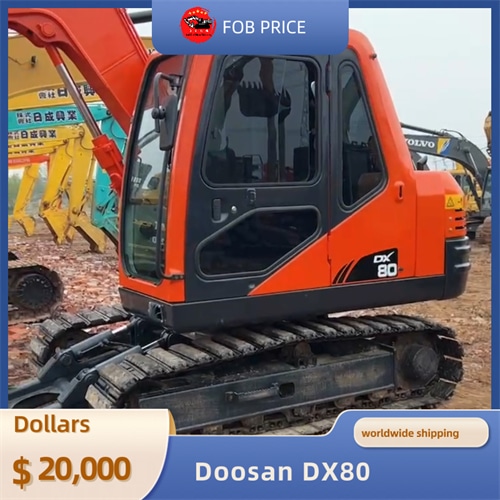 used Doosan DX75 backhoe excavator for earth-moving for sale in China