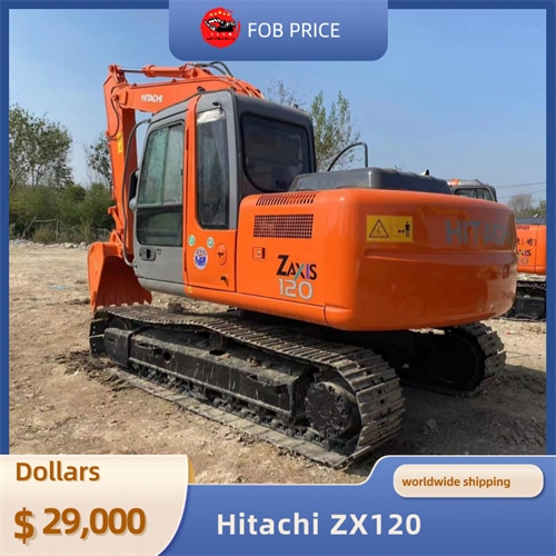 used Hitachi ZX120 backhoe excavator for earth-moving for sale in China