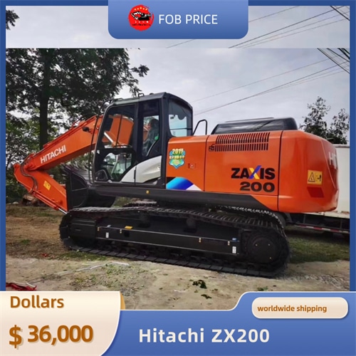 used Hitachi ZX200 backhoe excavator for earth-moving for sale in China