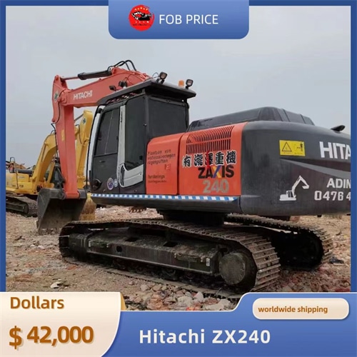 used Hitachi ZX240 backhoe excavator for earth-moving for sale in China