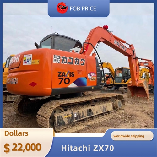 used Hitachi ZX70 backhoe excavator for earth-moving for sale in China