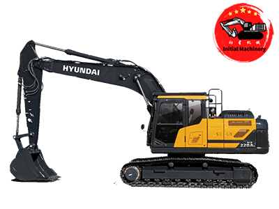 used Hyundai backhoe excavator for earth-moving for sale in China