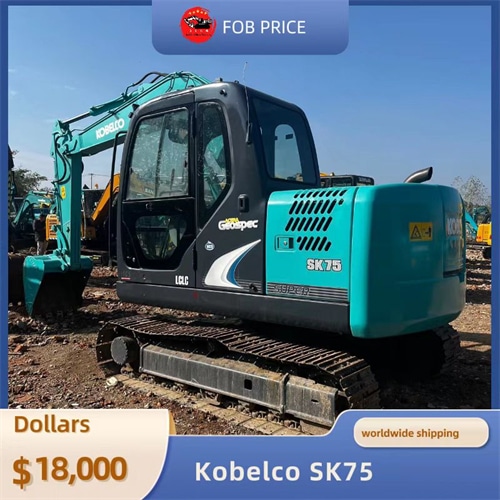 used Kobelco SK75 backhoe excavator for earth-moving for sale in China