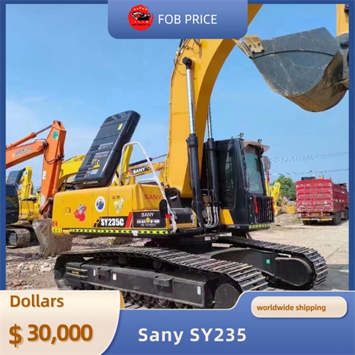 used Sany SY235 backhoe excavator for earth-moving for sale in China