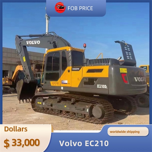 used Volvo EC210 backhoe excavator for earth-moving for sale in China