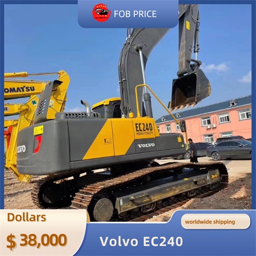 used Volvo EC240 backhoe excavator for earth-moving for sale in China