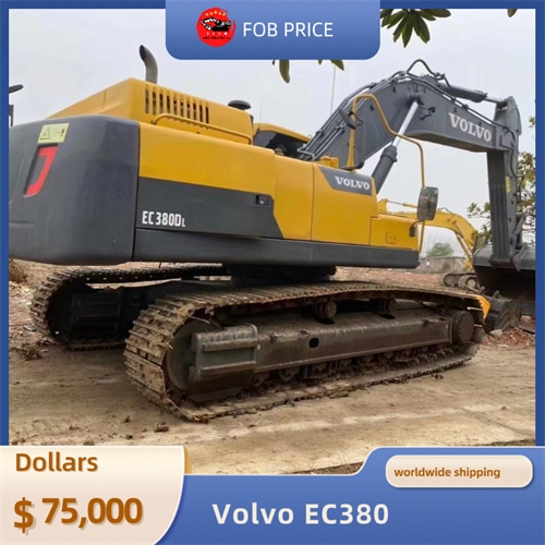 used Volvo EC380 backhoe excavator for earth-moving for sale in China