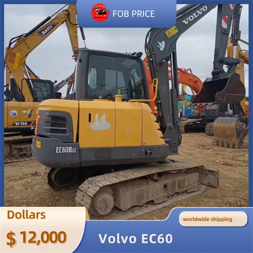 used Volvo EC60 backhoe excavator for earth-moving for sale in China